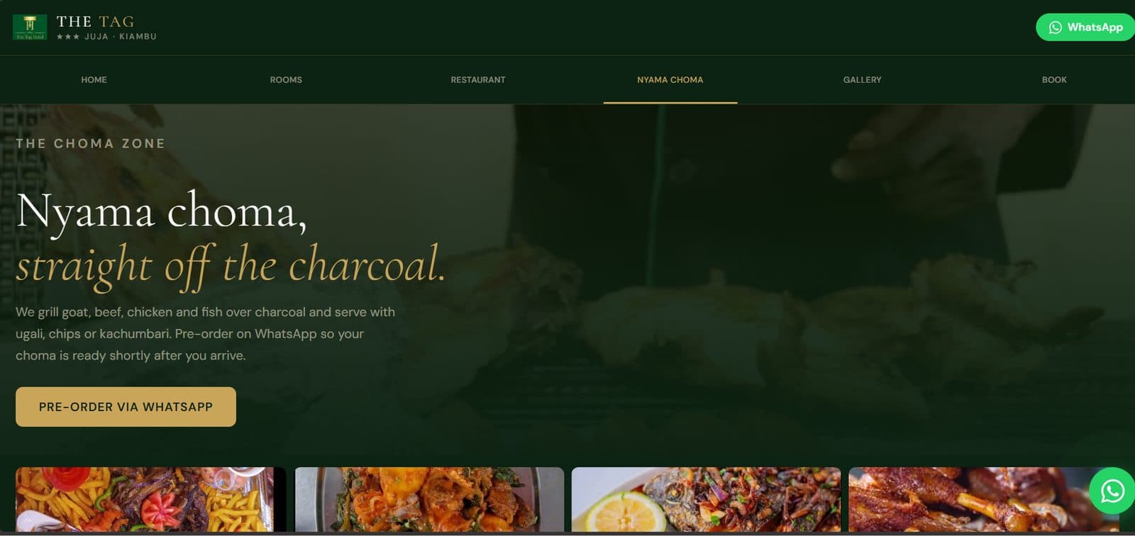 The Tag Hotel — live website